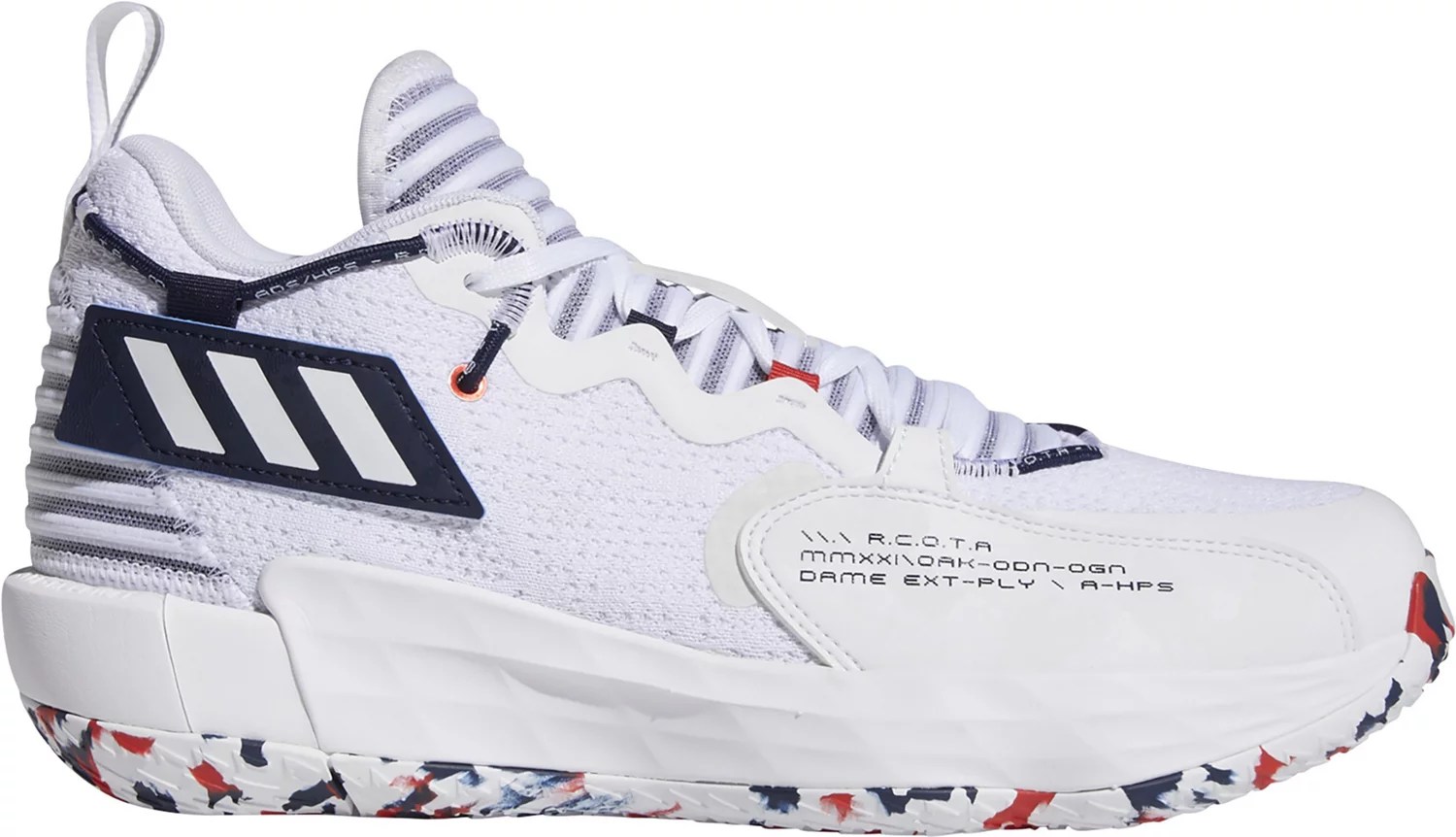 adidas Adults' Dame 7 EXTPLY Basketball Shoes Academy