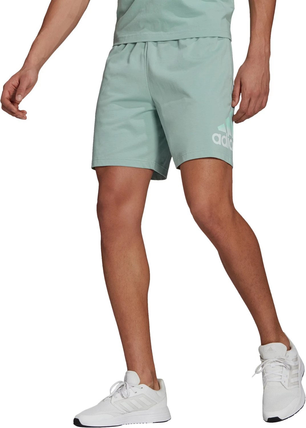 adidas Men's Sport TieDye BOS Shorts 10 in Academy