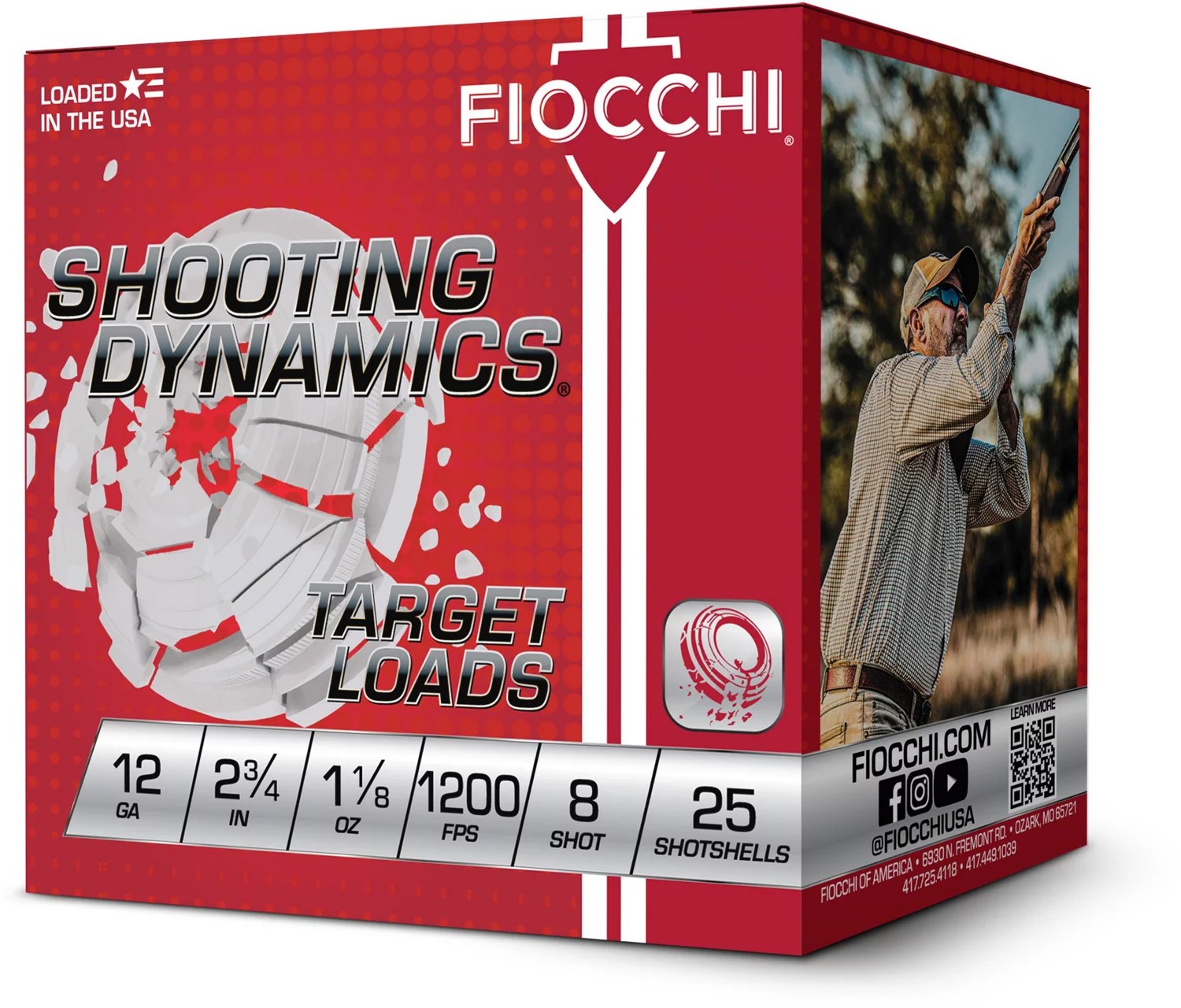 Fiocchi Shooting Dynamics Targets 12 Gauge Shotshells Academy