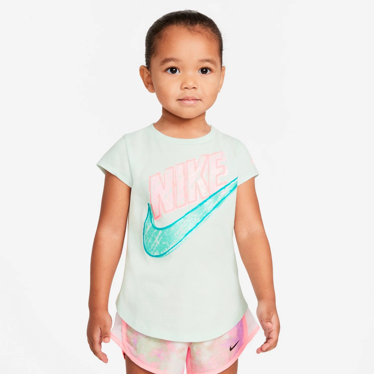 Nike Toddler Girls' Futura Sidewalk Chalk TShirt Academy