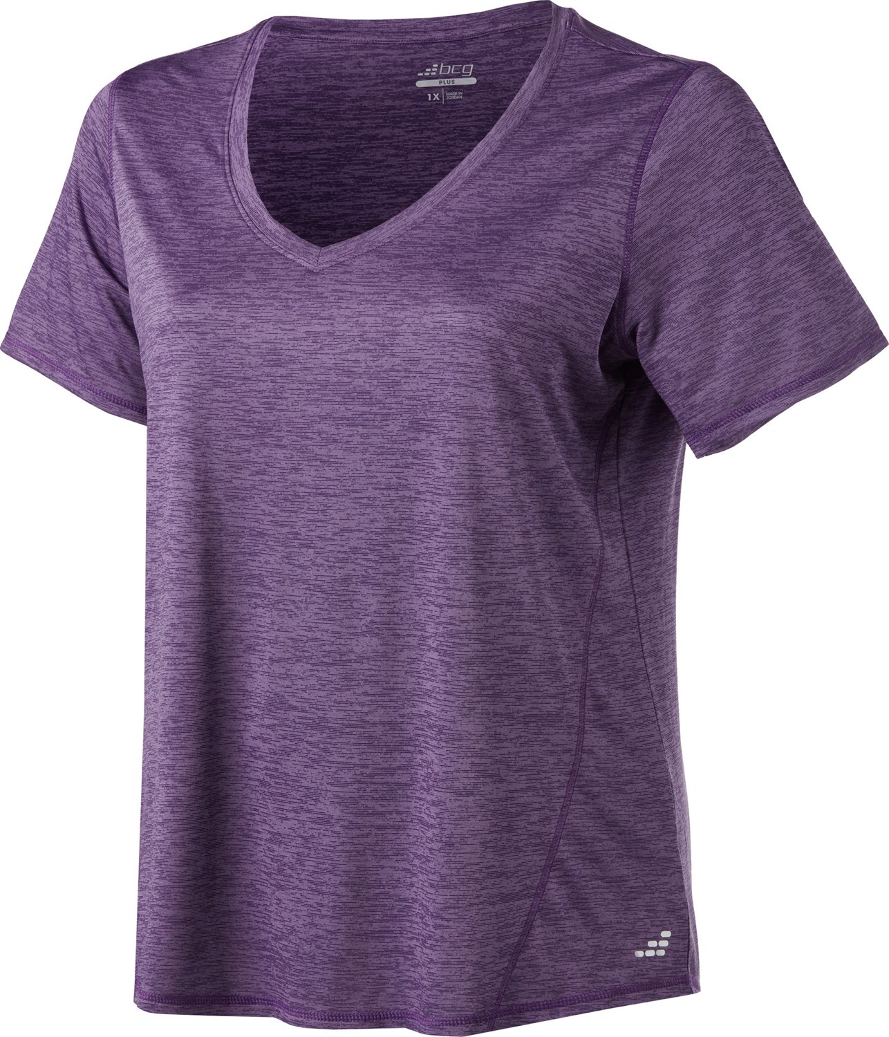 BCG Women',s Digi Melange Turbo Plus Size Tshirt Academy