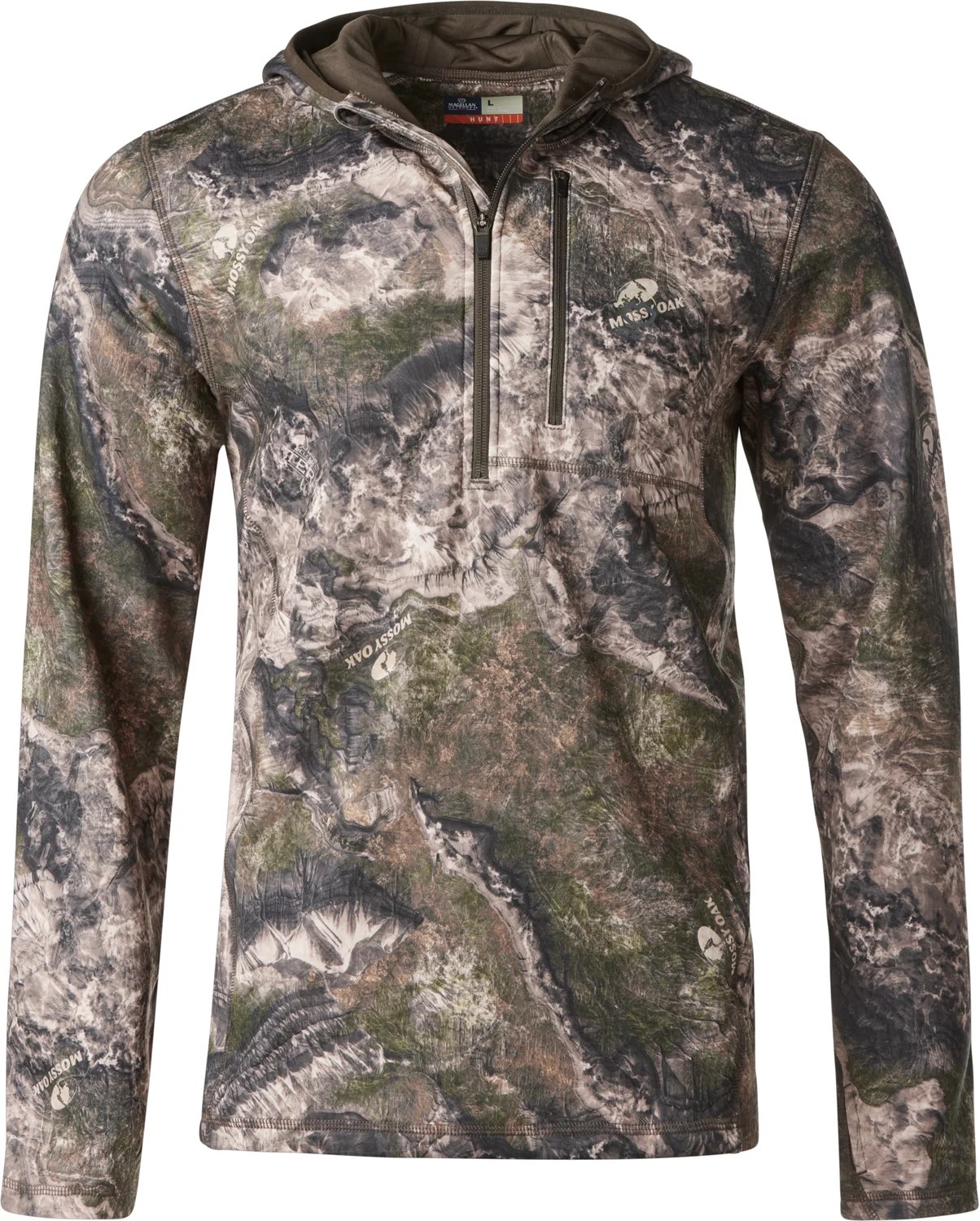 Magellan Outdoors Pro Men's 1/4 Zip Long Sleeve Pullover Top Academy