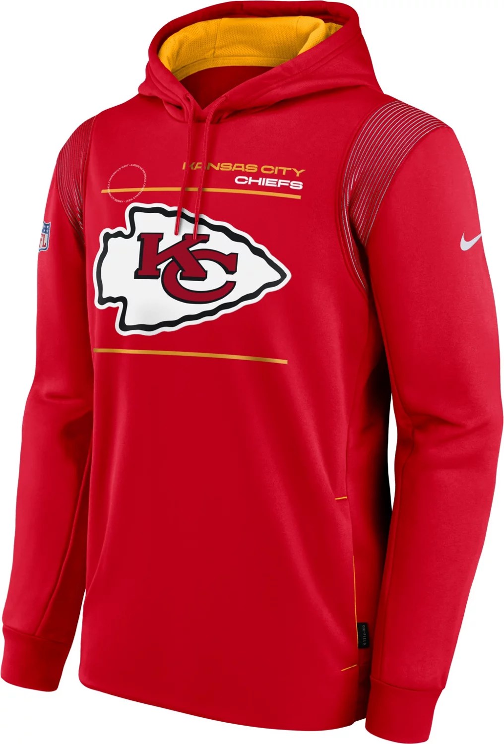 Nike Men's Kansas City Chiefs Therma Hoodie Academy