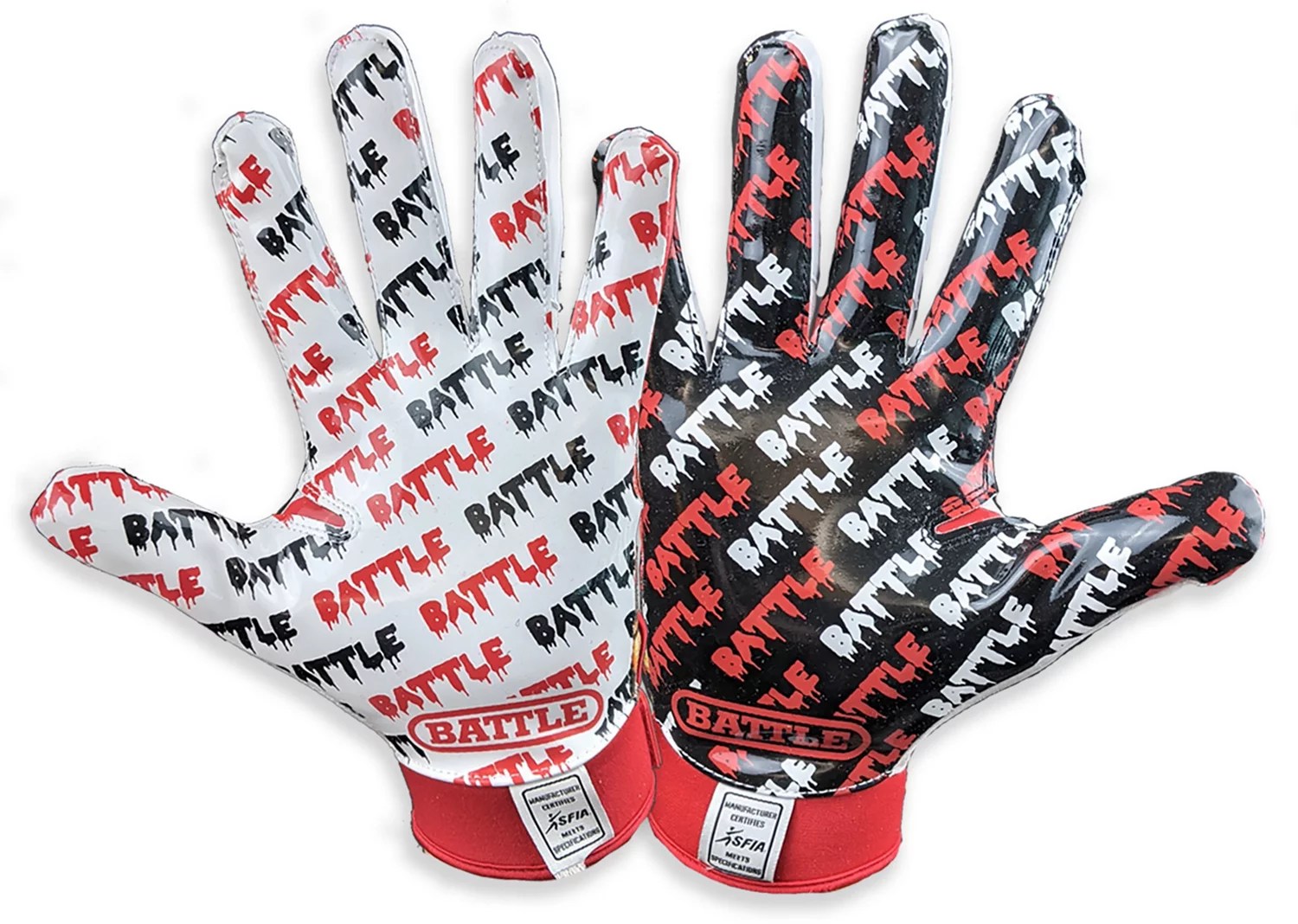 Battle Adults' Klown Football Gloves Academy