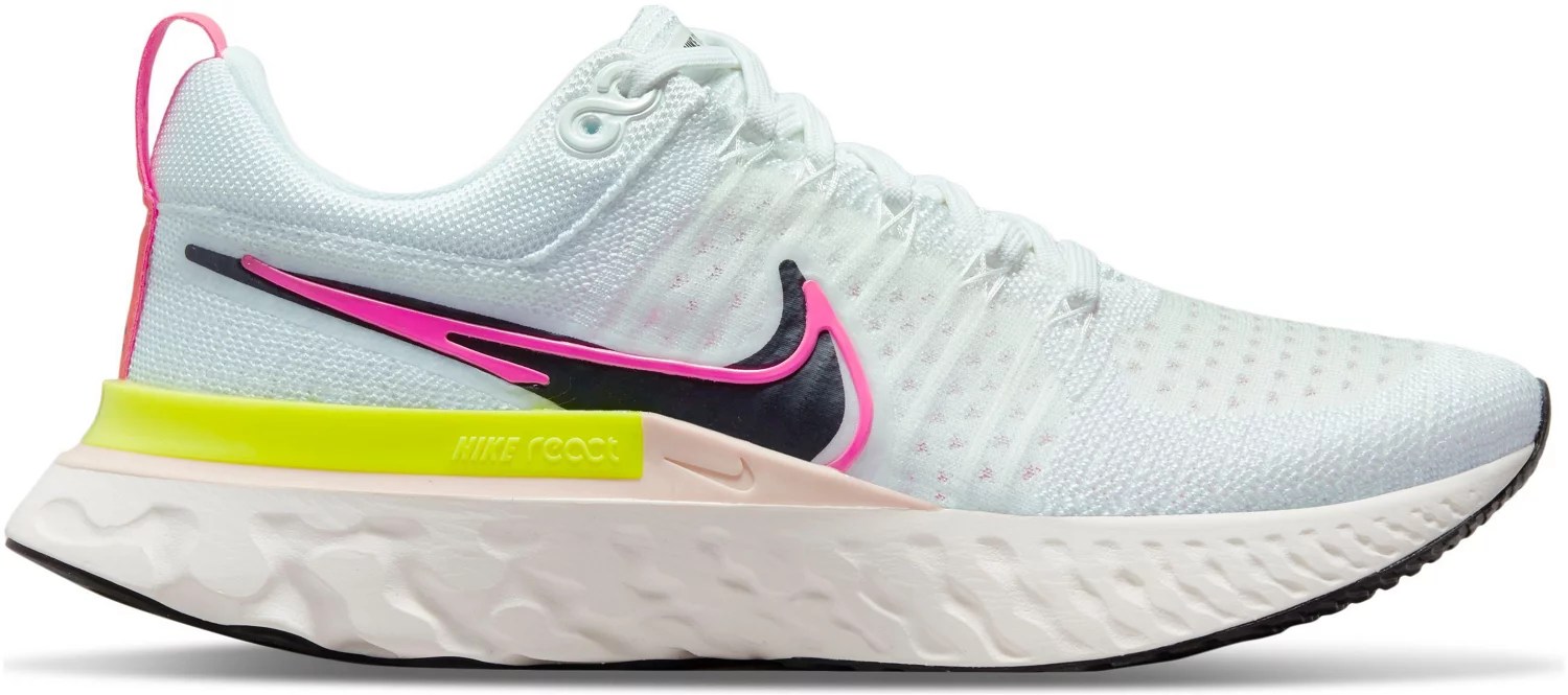 Nike Women's React Infinity Run Flyknit 2 Running Shoes Academy