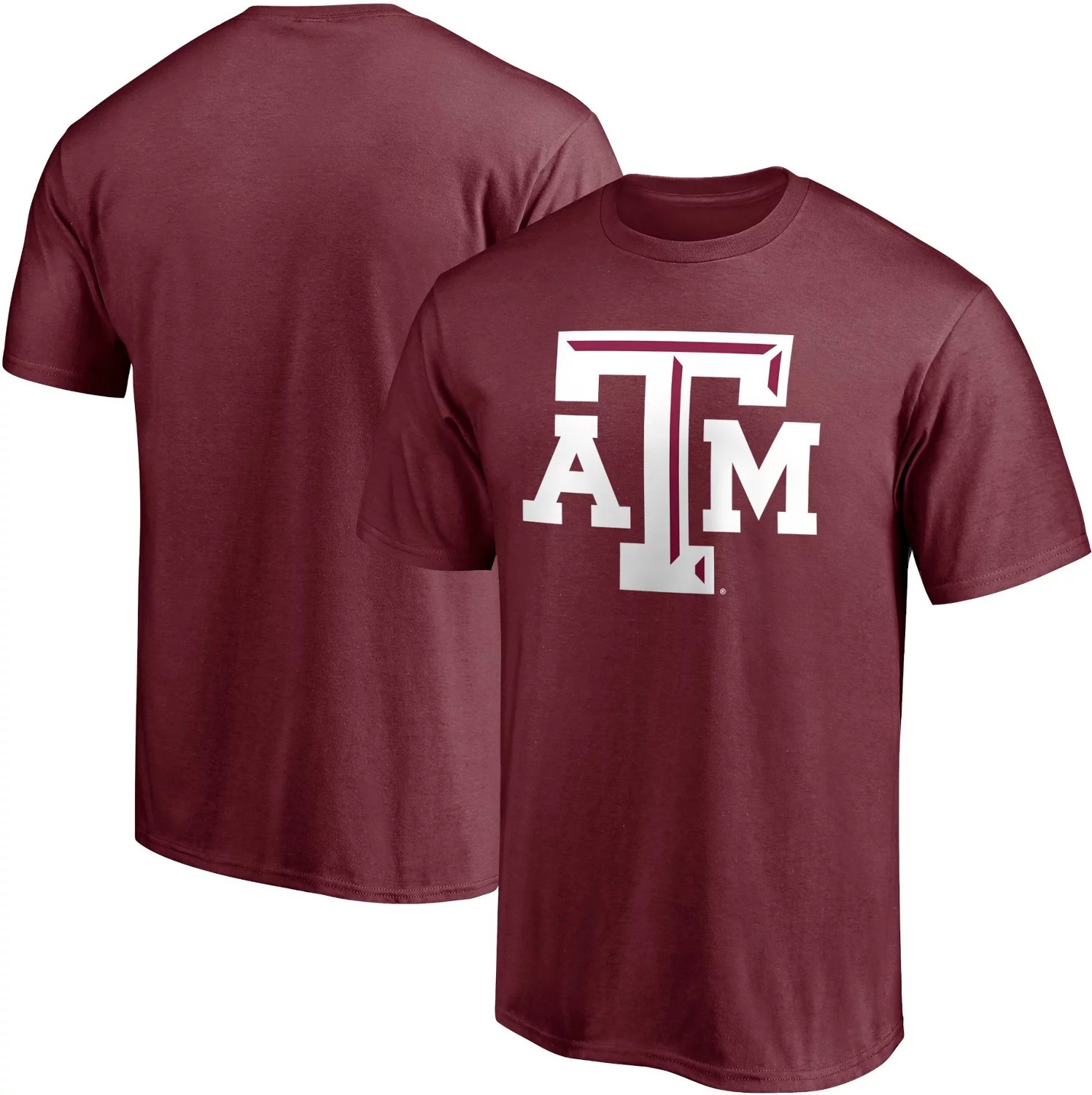 Texas A&M University Men's Primary Logo Graphic Tshirt Academy
