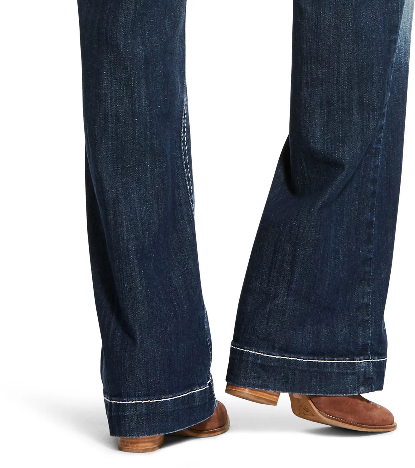 Ariat Women's Mid Rise Stretch Entwined Wide Leg Plus Size Jeans Academy