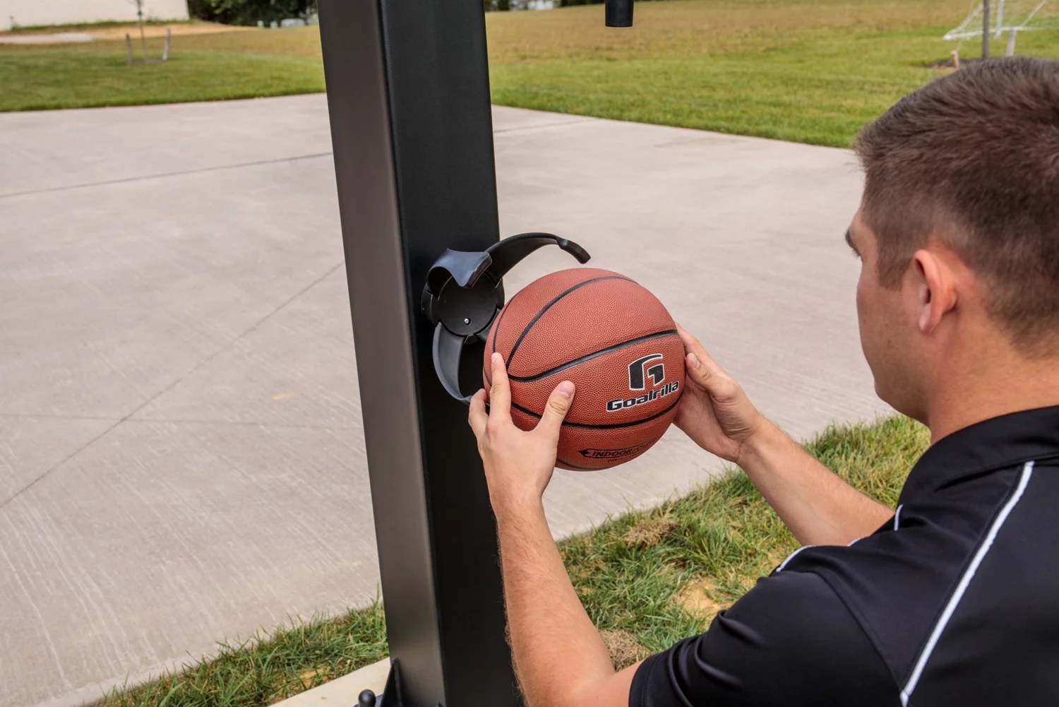 Escalade Sports Silverback Basketball Holder Academy