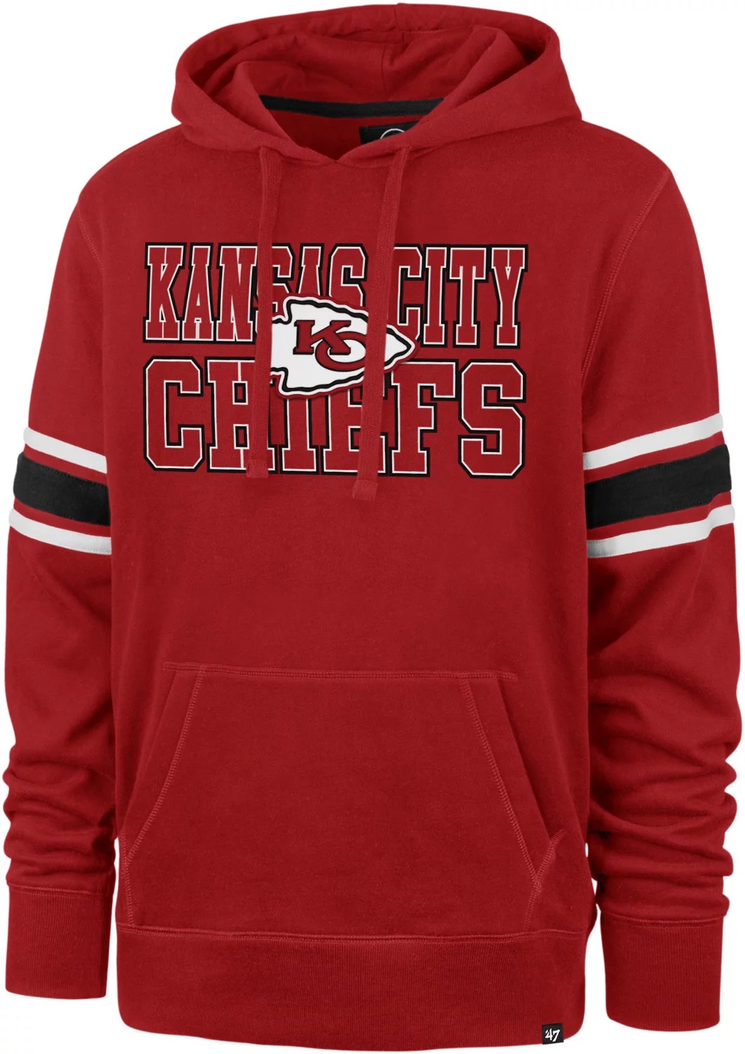 '47 Kansas City Chiefs Sleeve Stripe Hoodie Academy