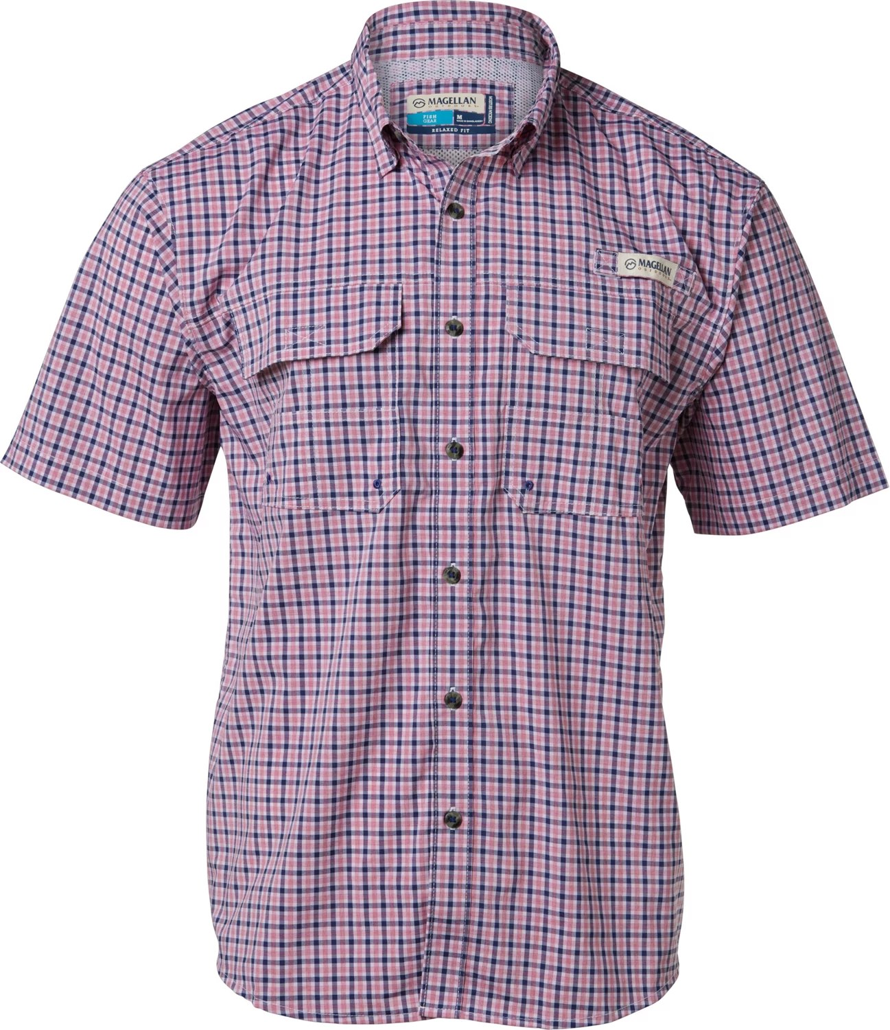 Magellan Outdoors Men's Sabine Pass Button Down Fishing Shirt Academy