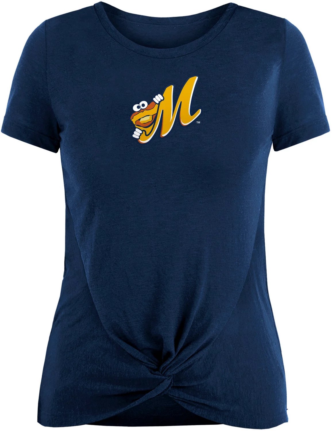 New Era Women’s Montgomery Biscuits Front Twist Graphic Tshirt Academy
