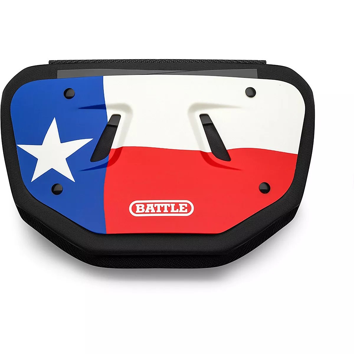 Battle Youth FB Chrome Texas Flag Back Plate Academy