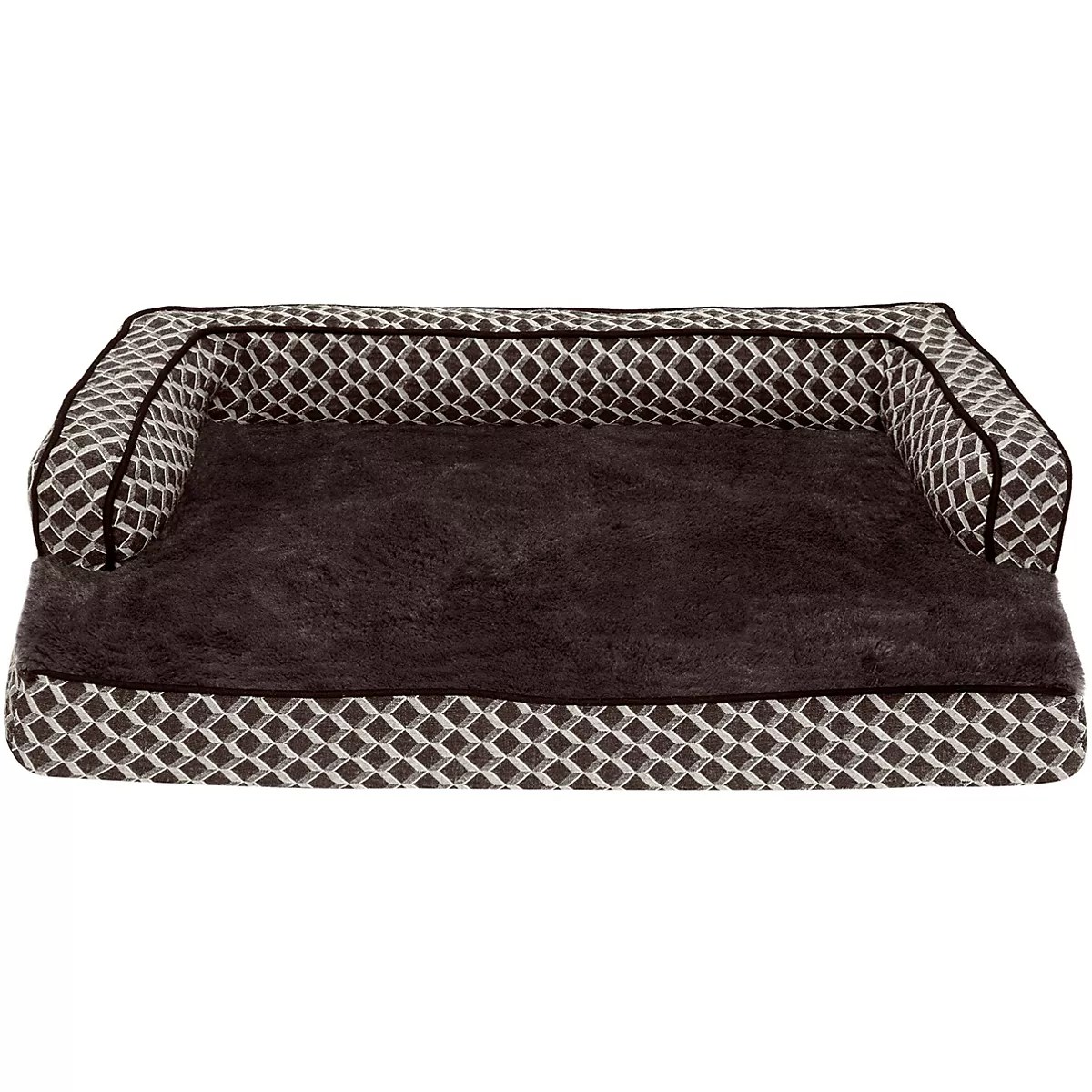 FurHaven Plush Decor Comfy Couch Orthopedic Medium Sofa