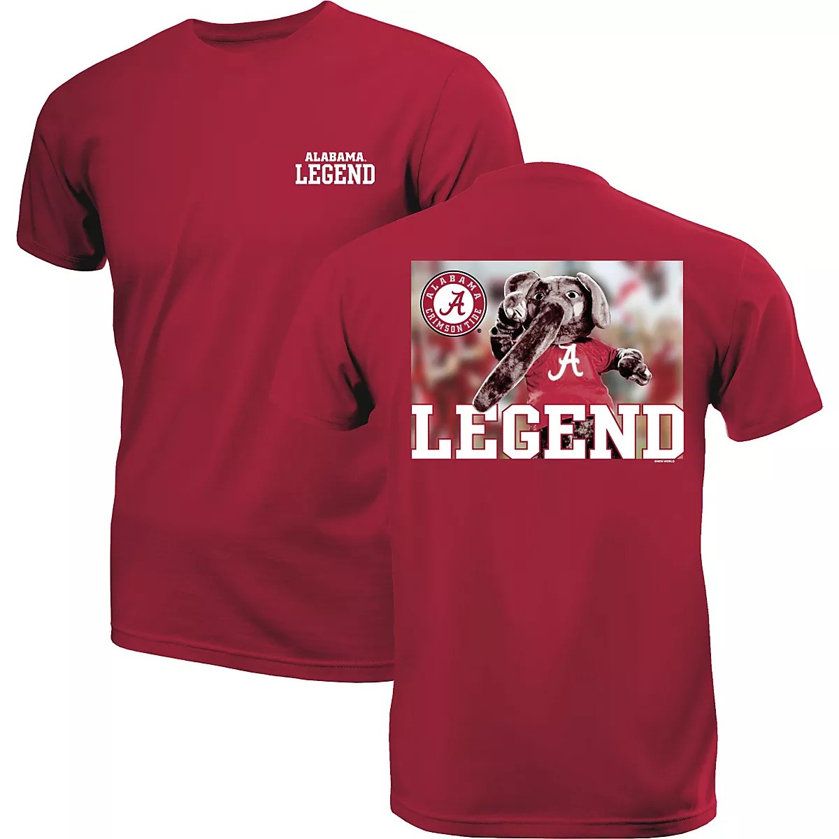 New World Graphics Men's University of Alabama Legend Mascots Tshirt
