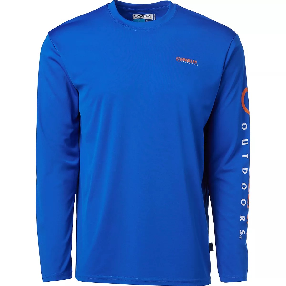 Magellan Outdoors Men's Casting Crew Long Sleeve Fishing Shirt Academy