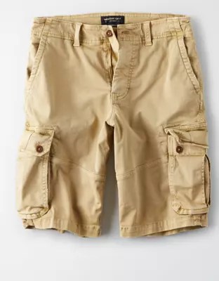 AE Extreme Flex Longer Length Cargo Short, Vintage Khaki American