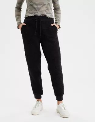 AE HighWaisted Sherpa Jogger