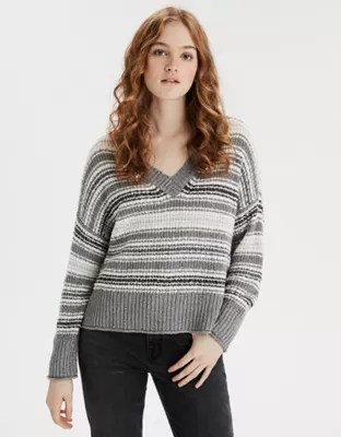 AE Slouchy VNeck Sweater