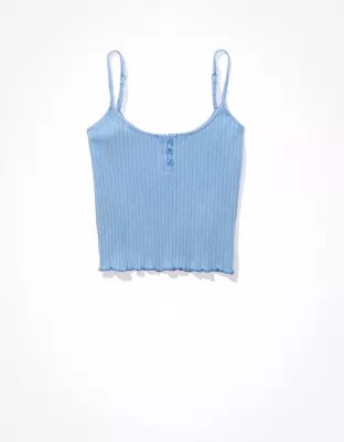 AE Daily Fave Cropped Henley Cami