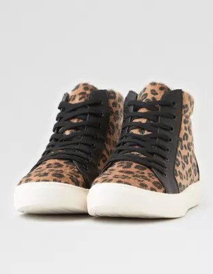 AEO Leopard High Top Sneaker