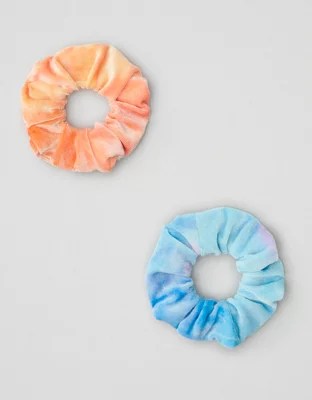 AEO Velvet Tie Dye Scrunchies 2Pack