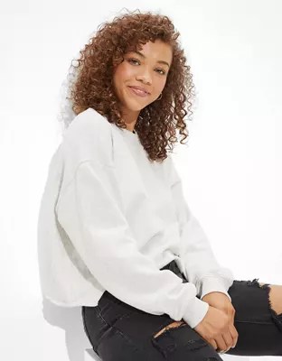 AE Forever Cutoff Crew Neck Sweatshirt