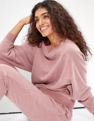 AE Forever Reverse Fleece Crew Neck Sweatshirt