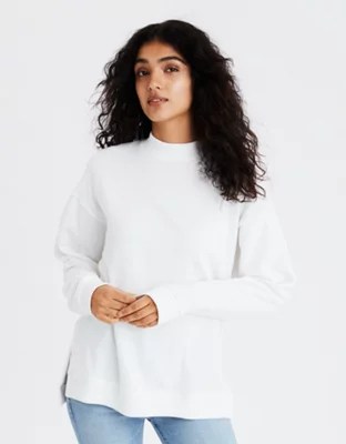 AE Oversized Side Slit Sweatshirt
