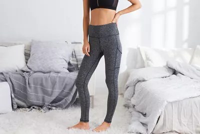 Aerie PLAY High Waisted Pocket Legging, Dark Heather Aerie for