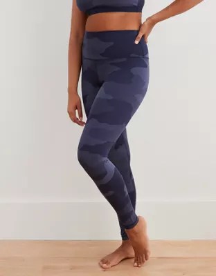 Aerie Play Textured Camo High Waisted 7/8 Legging