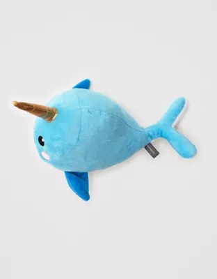 Fringe Nelly The Baby Narwhal Dog Toy