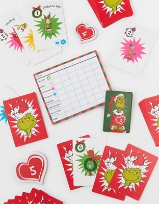 AE Grinch Grow Your Heart Card Game Dulles Town Center