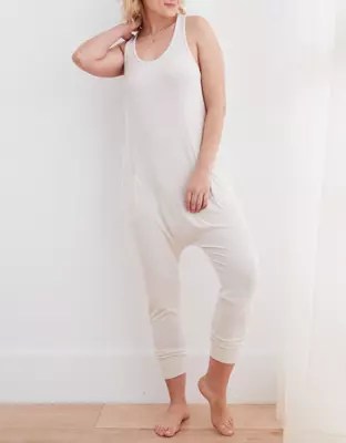 Aerie Real Soft® Ribbed Sleep Jumpsuit