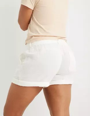Aerie Camp Gauze Short