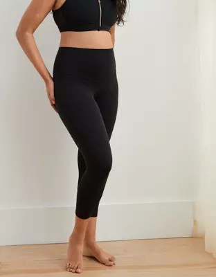 Aerie Real Me Cropped High Waisted Legging