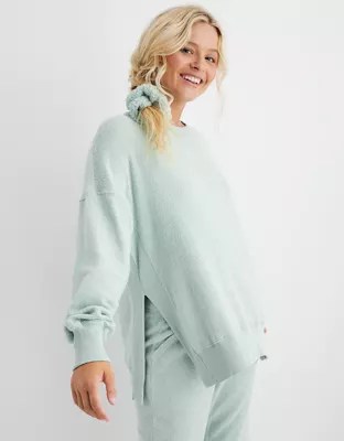 Aerie Cozy Good Vibes Oversized Sweatshirt