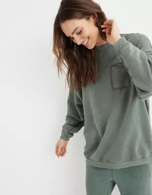 Aerie Oversized Crew Sweatshirt
