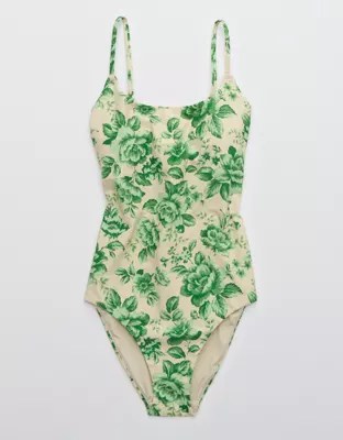 Aerie Tie Back One Piece Swimsuit