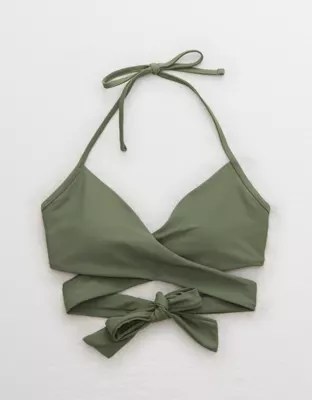 Aerie Wrap Halter Bikini Top