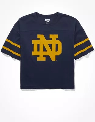 Tailgate Women's Notre Dame Fighting Irish Cropped TShirt