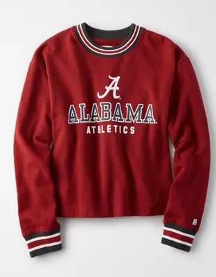 Tailgate Women's Alabama Crimson Tide Tipped Fleece Sweatshirt