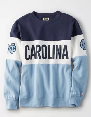 Tailgate Women's UNC Tar Heels Colorblock Sweatshirt