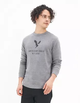 AE LongSleeve Graphic Thermal Shirt