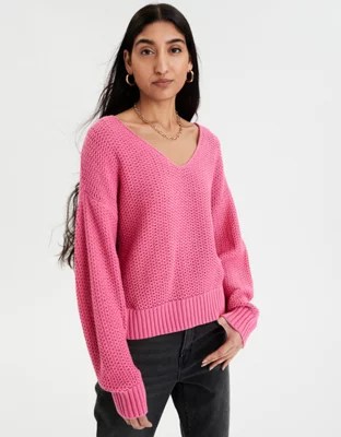 AE Slouchy VNeck Sweater