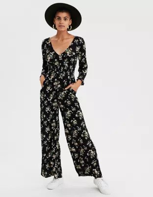 Eagle Gallery american eagle floral jumpsuit