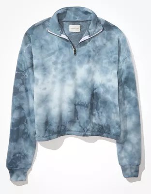 AE Fleece Cinched Quarter Zip Sweatshirt