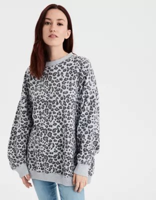 AE Fleece Oversized Vintage Crew Neck Sweatshirt