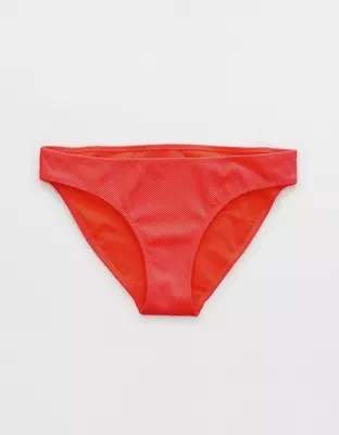 Aerie Shine Pique Full Coverage Bikini Bottom