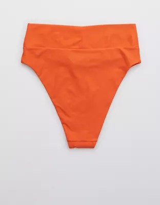 Aerie Crossover High Cut Cheeky Bikini Bottom