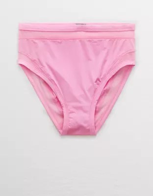 Aerie Satin High Cut Bikini Underwear